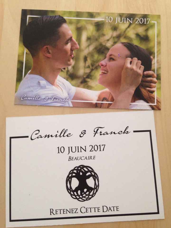 Les save the date. c'est parti ! - 1