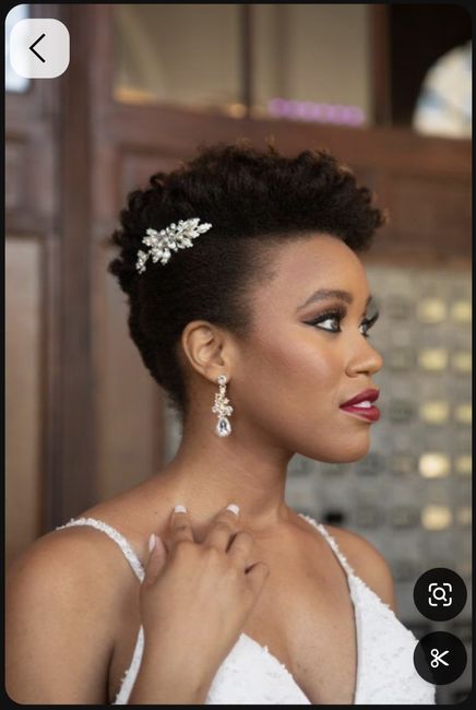 Coiffure sur cheveux crépus court 5