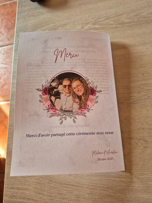 Livret de Cérémonie 3