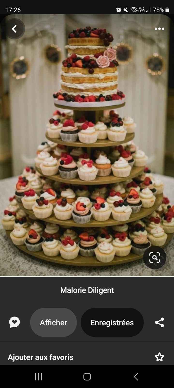 Dessert mariage original - 2