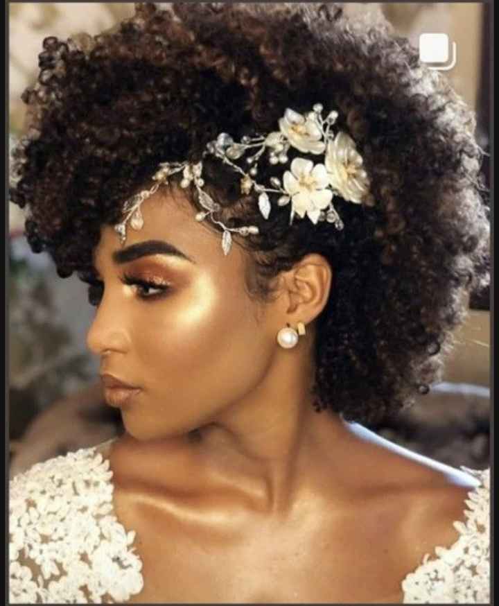 Coiffure sur cheveux crépus court - 1