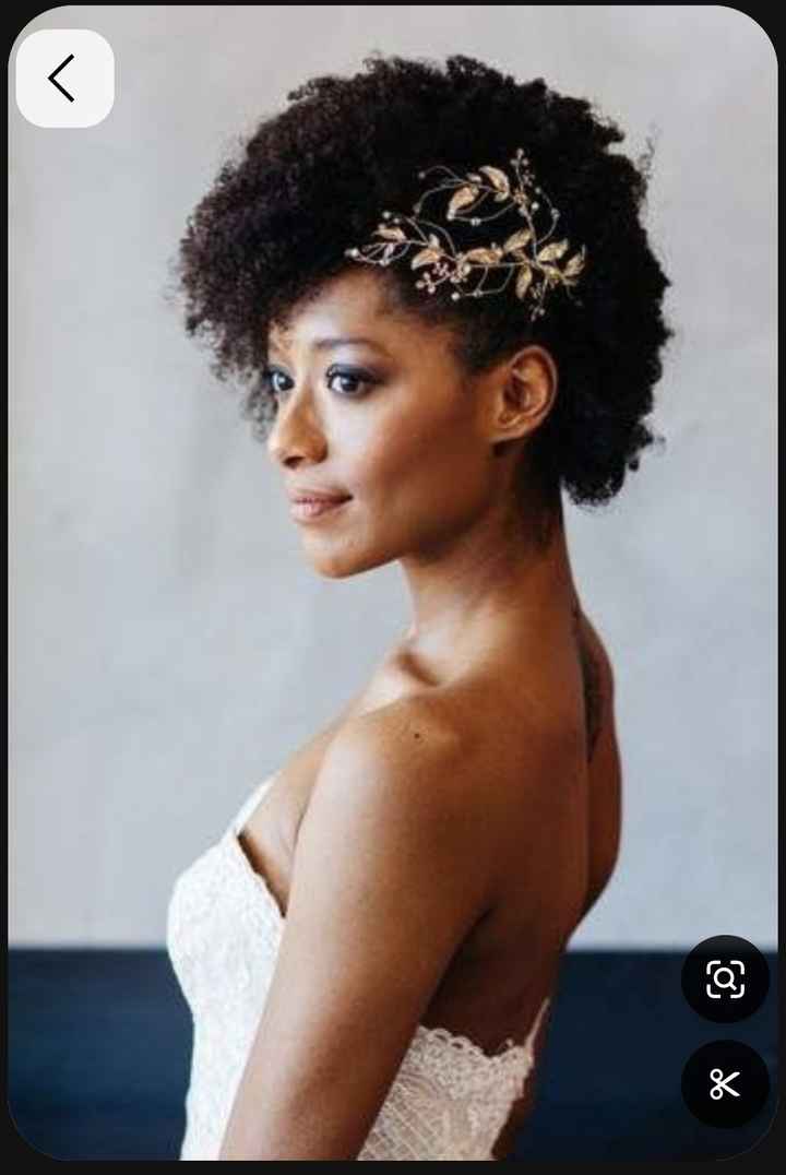 Coiffure sur cheveux crépus court - 2