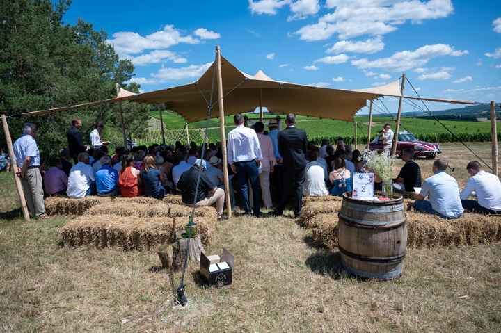 Cérémonie laïque sous tivoli/barnum/tente - 3