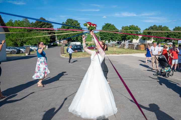 Lancement du bouquet, ruban... - 1