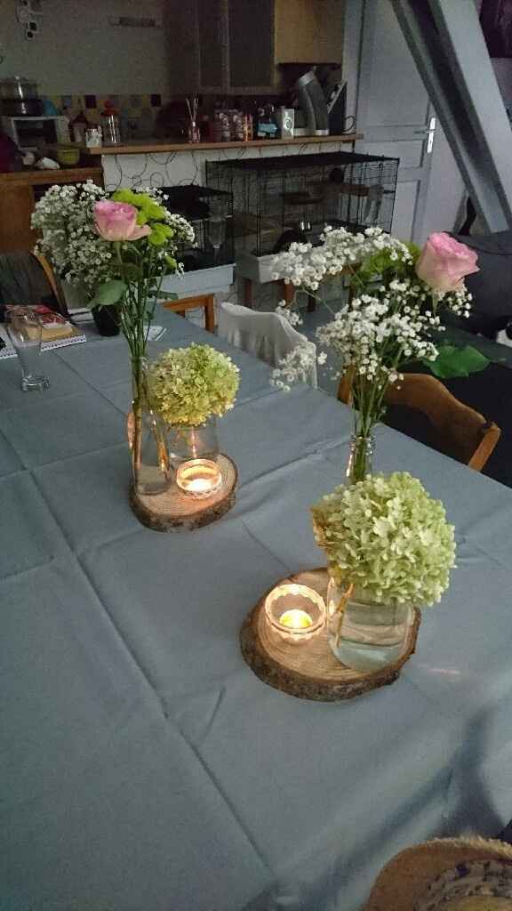 Montrez moi vos centres de table champêtre vintage - 1