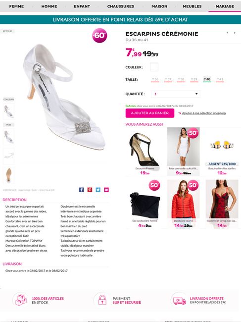 Pas de budget chaussure - 1