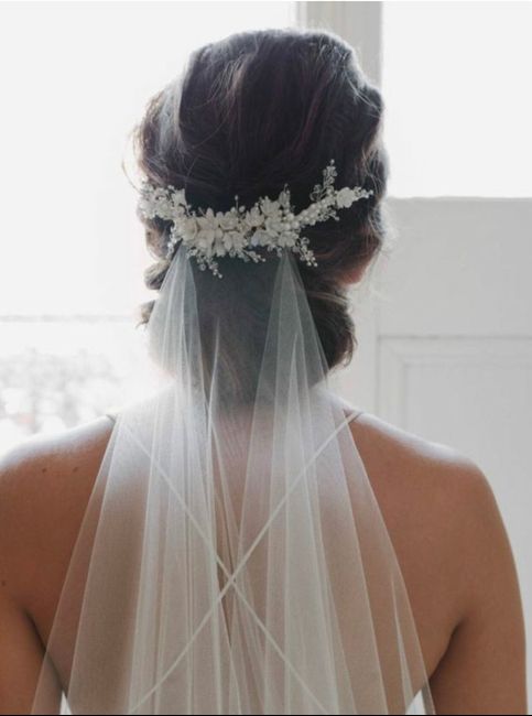 Recherche coiffure avec voile sur la nuque - 2