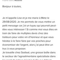 Bon plan vin d’honneur - Est de la France - Aout/septembre 2030 - 1