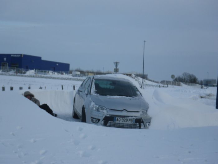 La neige en Normandie
