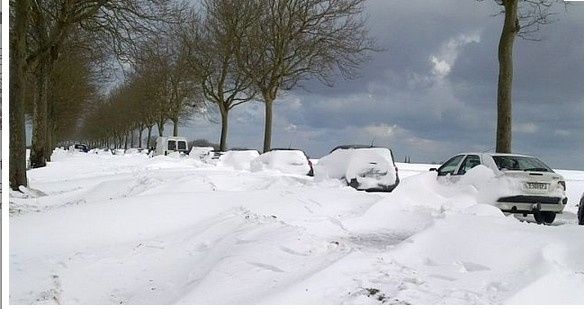 Neige en Normandie