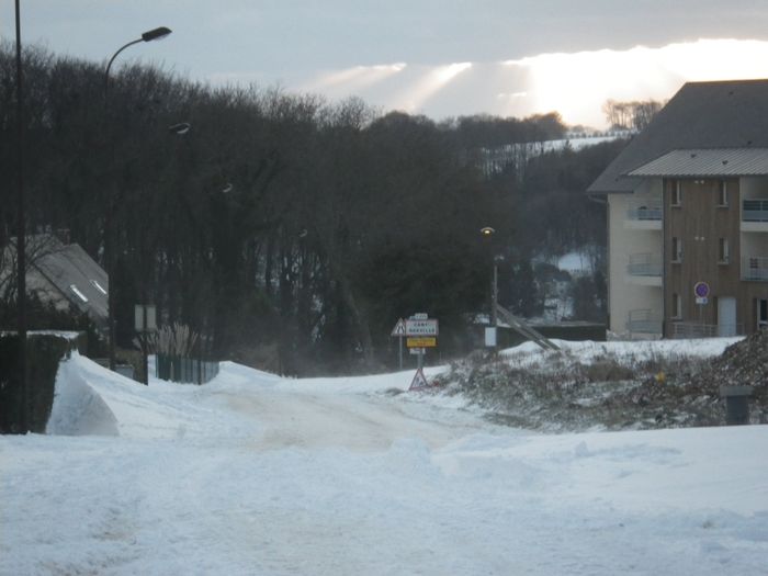 Neige en Normandie