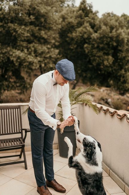 Une photo avec ton animal de compagnie pour le plus beau jour de ta vie? 🐶 2