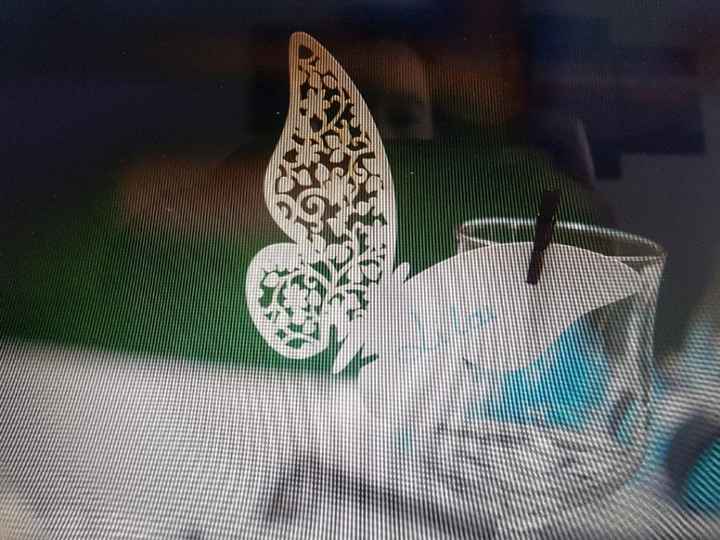 Porte nom papillon Amazon