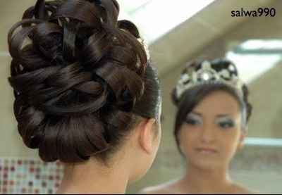chignon   diadème
