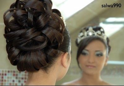 chignon   diadème