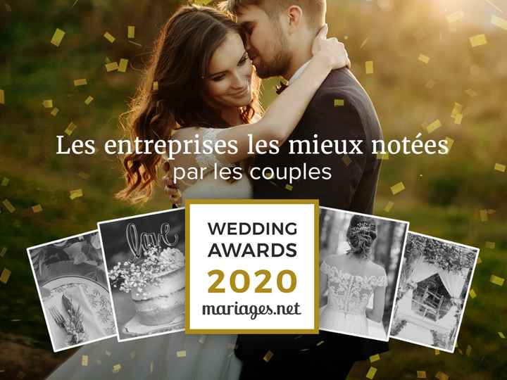 Wedding Awards 2020 : découvrez les meilleurs prestataires de Mariages.net ! - 1