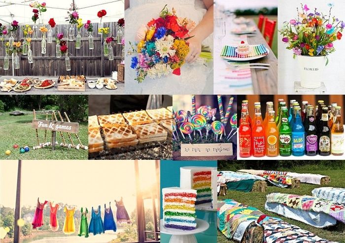 mariage arc en ciel