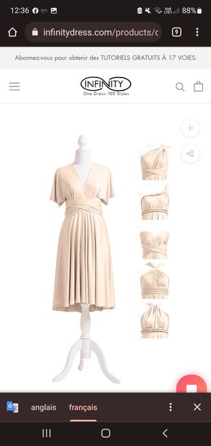 Robe demoiselle d’honneur 5