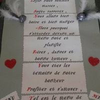 menu mariage