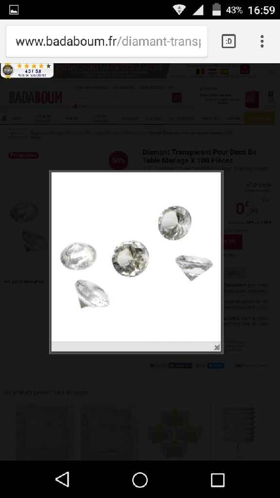Help ou trouver déco table type diamant - 1