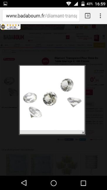 Help ou trouver déco table type diamant - 1