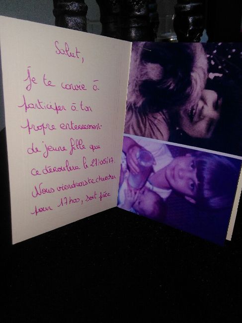Evjf mon invitation 😊 - 2