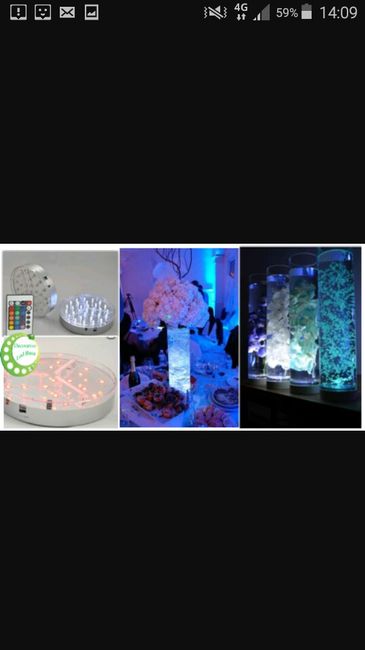 Vases martini perles d'eau et led submersibles ?! - 1