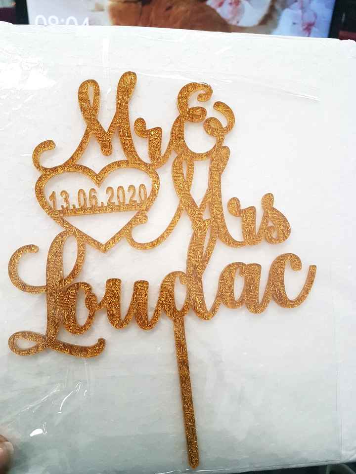 Cake topper - 1