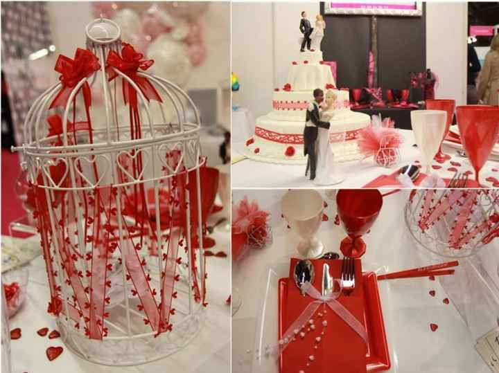 Thème romantique couleur rouge et blanc - 4