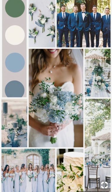 ⭐️ Mariage en couleur [ Bleu gris ] ⭐️ 2