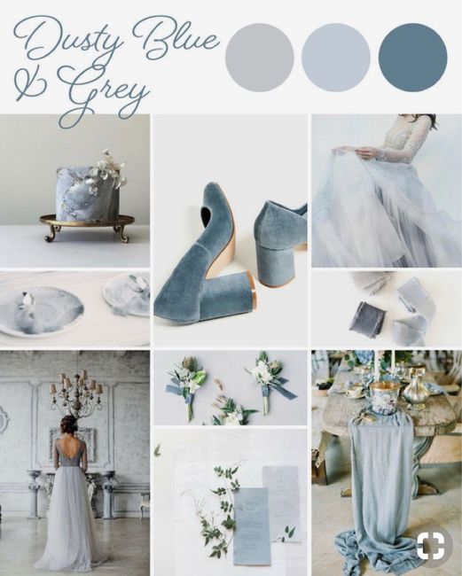 ⭐️ Mariage en couleur [ Bleu gris ] ⭐️ 4