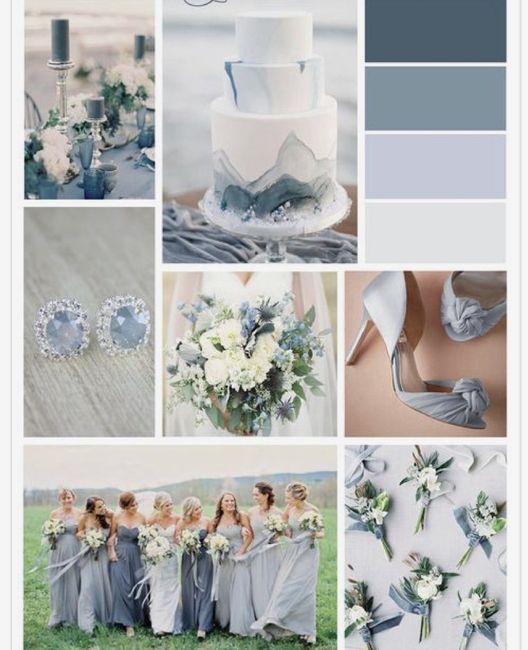 ⭐️ Mariage en couleur [ Bleu gris ] ⭐️ 7