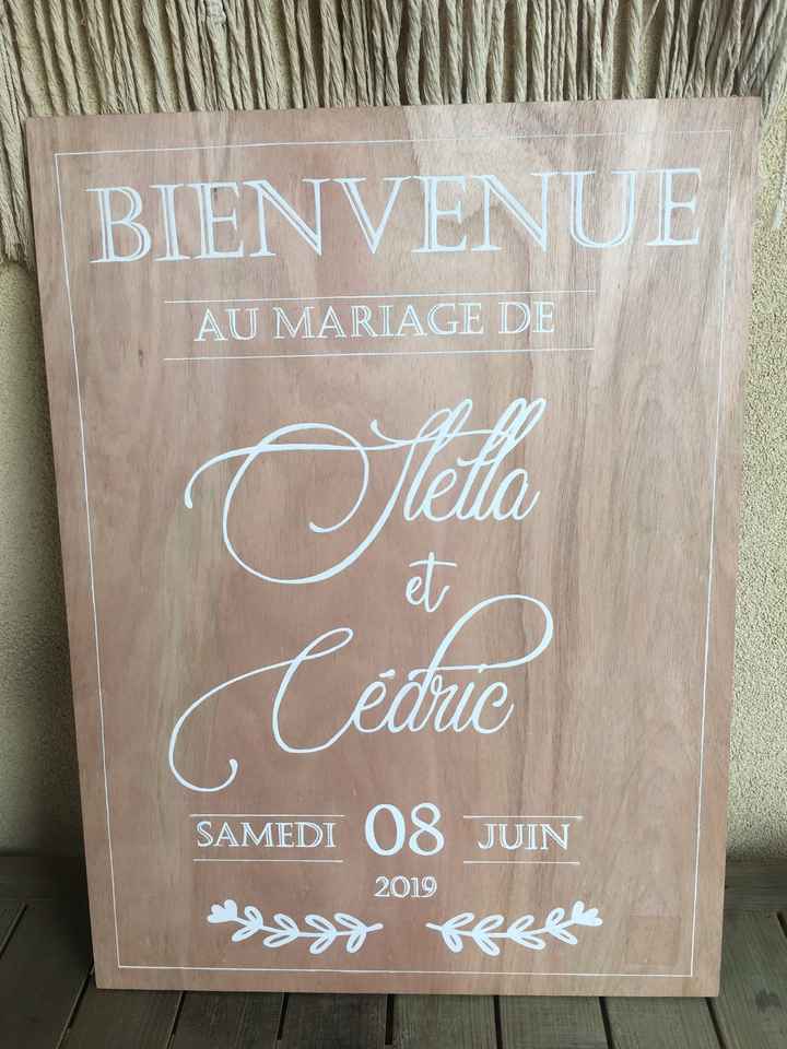 ✨mon panneau de Bienvenue Diy✨ - 1