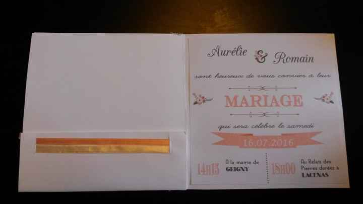 Faire part diy vos avis - 2