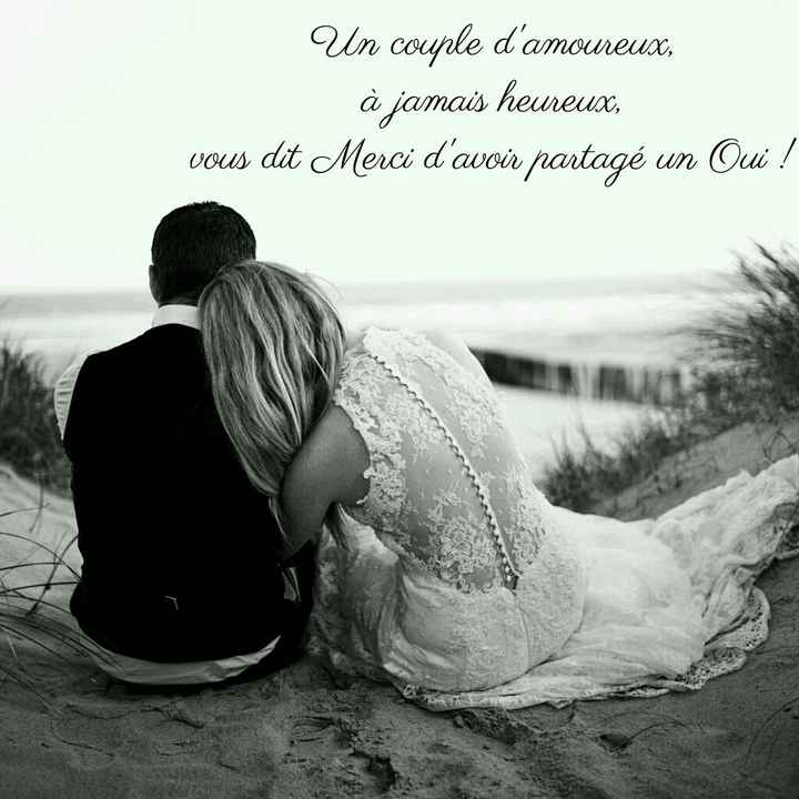 Vos cartes de remerciements - 1