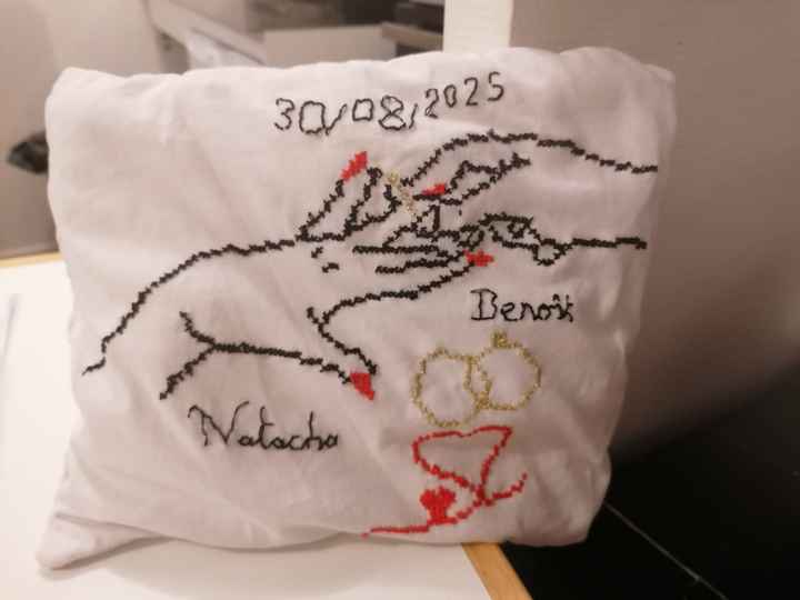 Coussin des alliances diy - 1