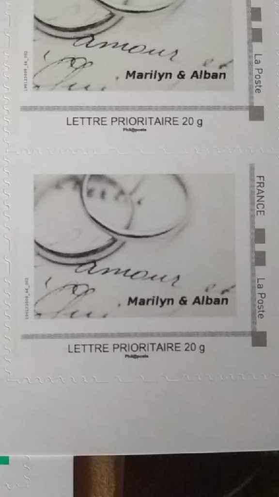 Timbre personnalisé - 1