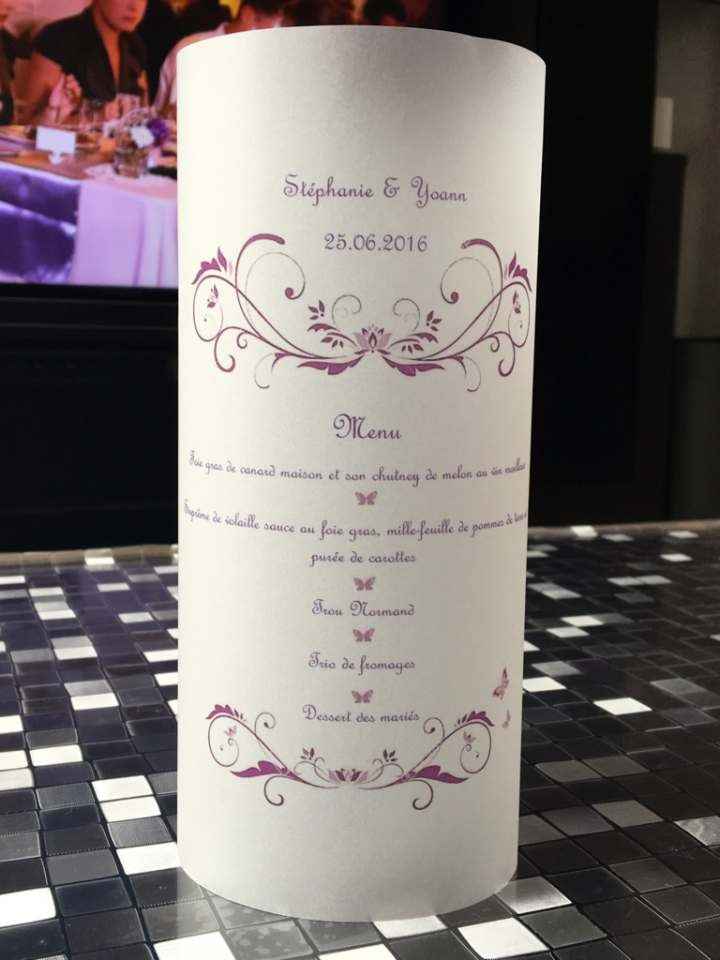 Décoration de menu photophore - 2