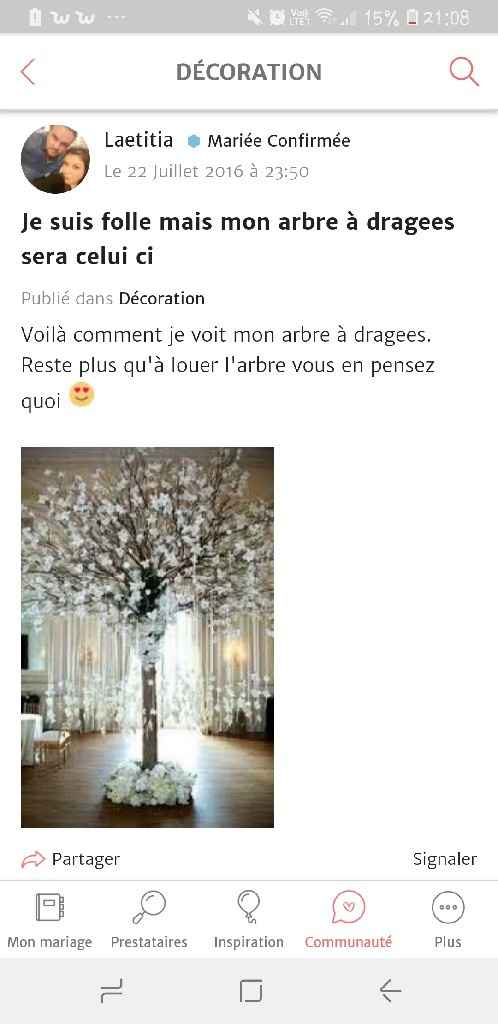 Arbre a dragee - 1