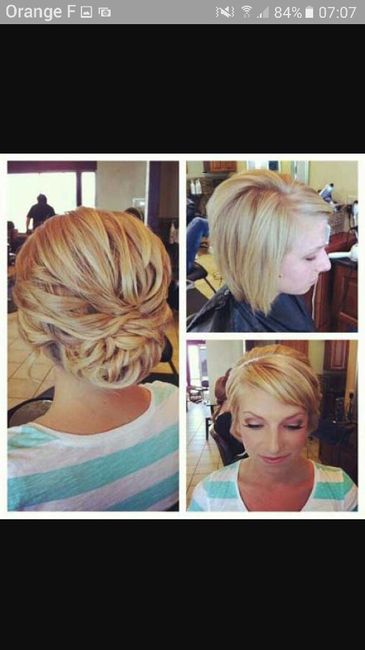 Coiffure cheveux court - 1