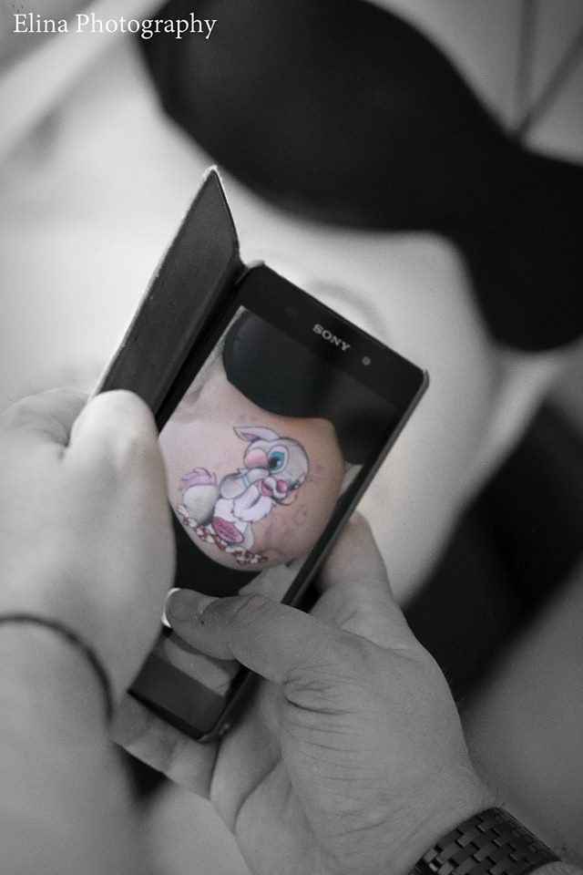 Le belly painting - 1