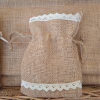 Pochettes pour dragées et étiquettes rondes adhésives - 2