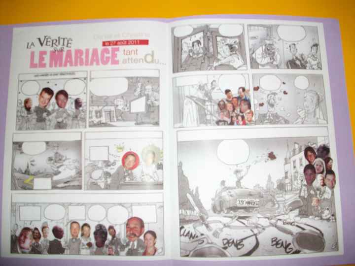BD-surprise des mariés