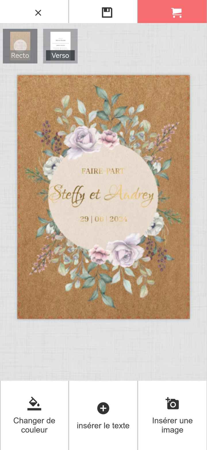 Publie ce modèle de faire-part et dis-nous quelle taille tu as du utiliser ! 😏💌 - 1