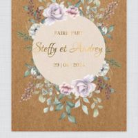 Publie ce modèle de faire-part et dis-nous quelle taille tu as du utiliser ! 😏💌 - 1