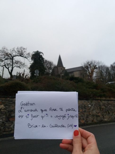 Il me manque quelques départements. Love notes - 2