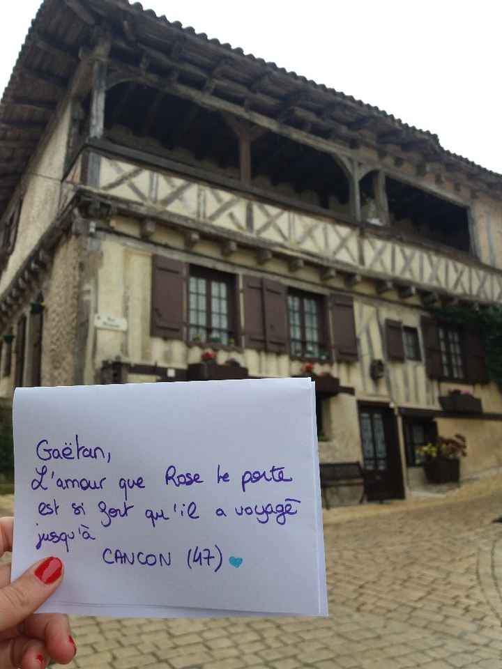 Il me manque quelques départements. Love notes - 1
