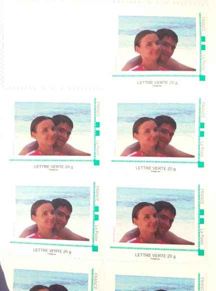 Timbres personnalisés famille