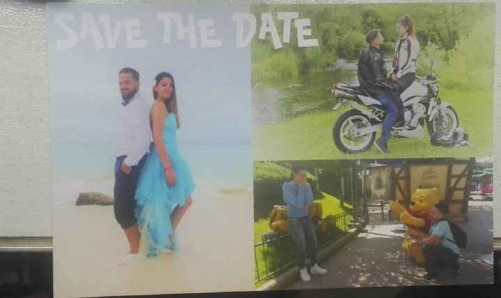 Les fameux save the date. - 2