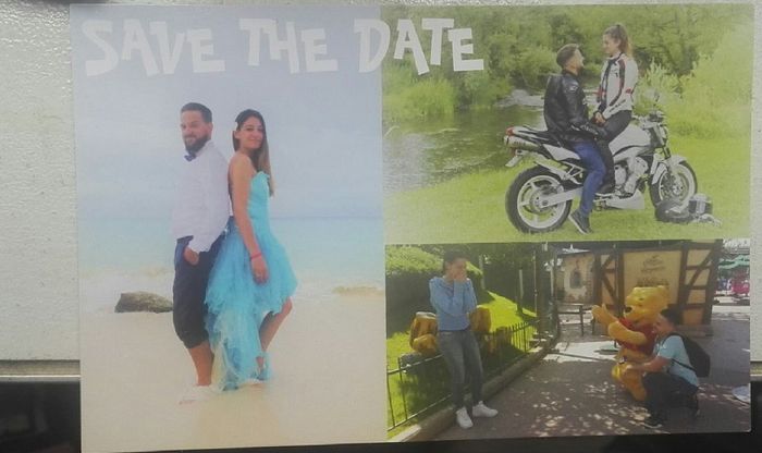 Les fameux save the date. - 2
